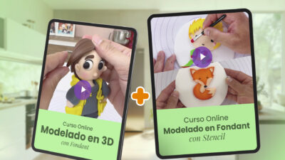 Modelado 3d y 2d en fondant