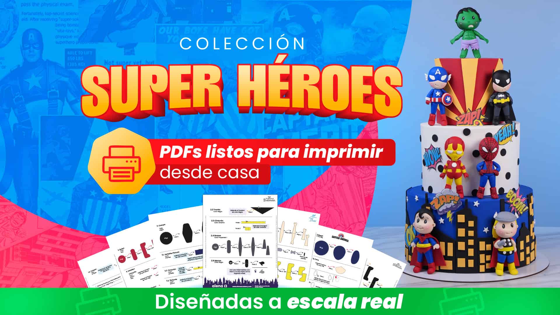 plantillas-super heroes